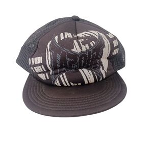 Tapout Snapback Hat Black and White Vintage